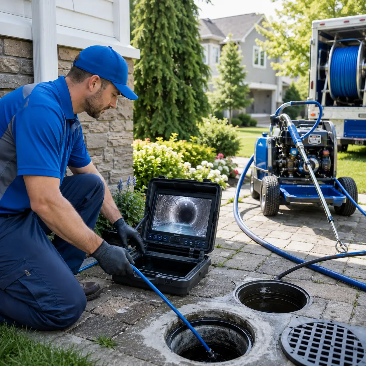 Outdoor drain cleaning professionals serving Bickmore, WV